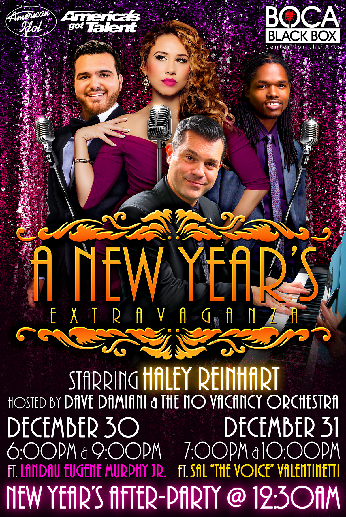 NYE EXTRAVAGANZA - Haley Reinhart, Sal Valentinetti & Dave Damiani