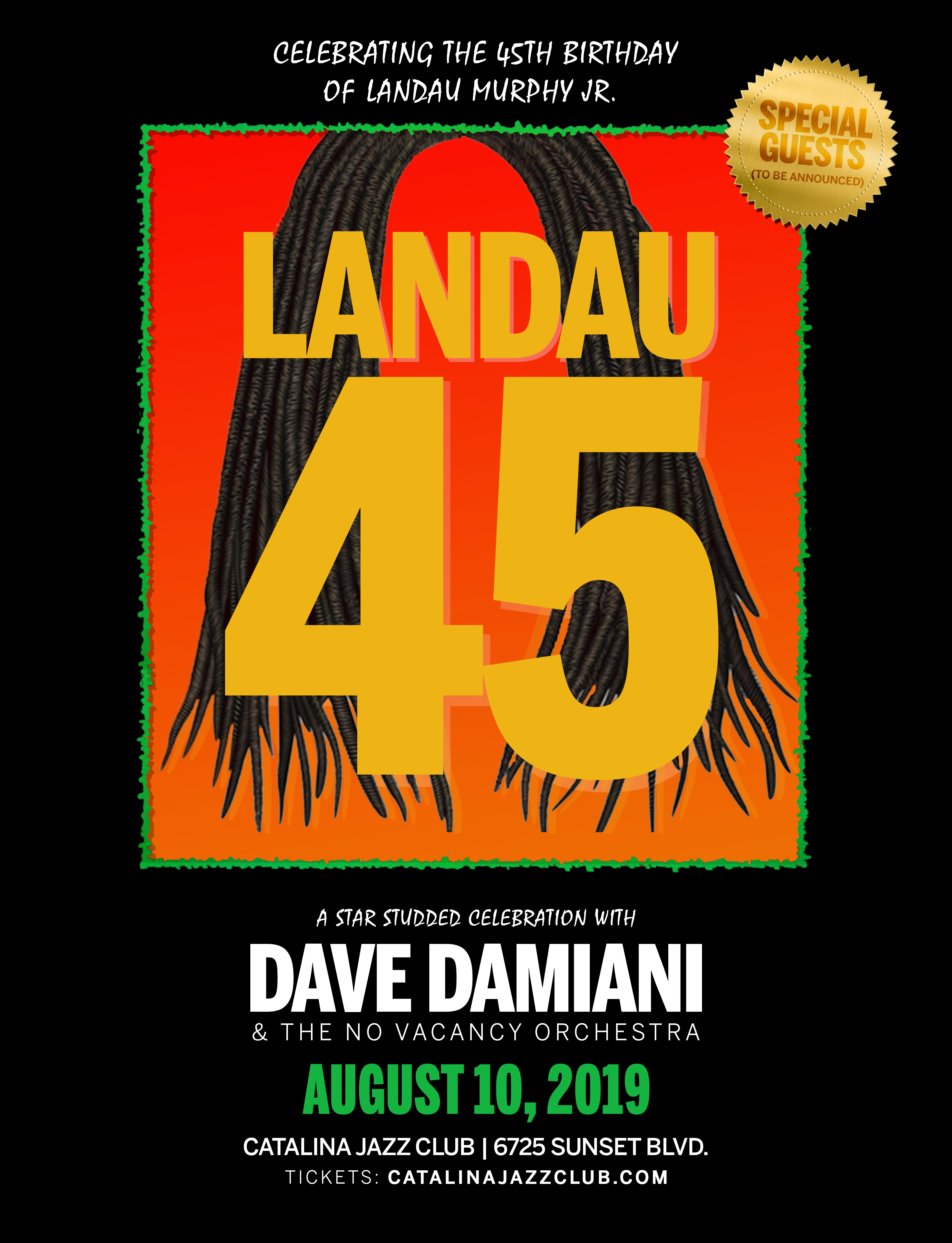 Landau 45 - w/ Dave Damiani & The No Vacancy Orchestra