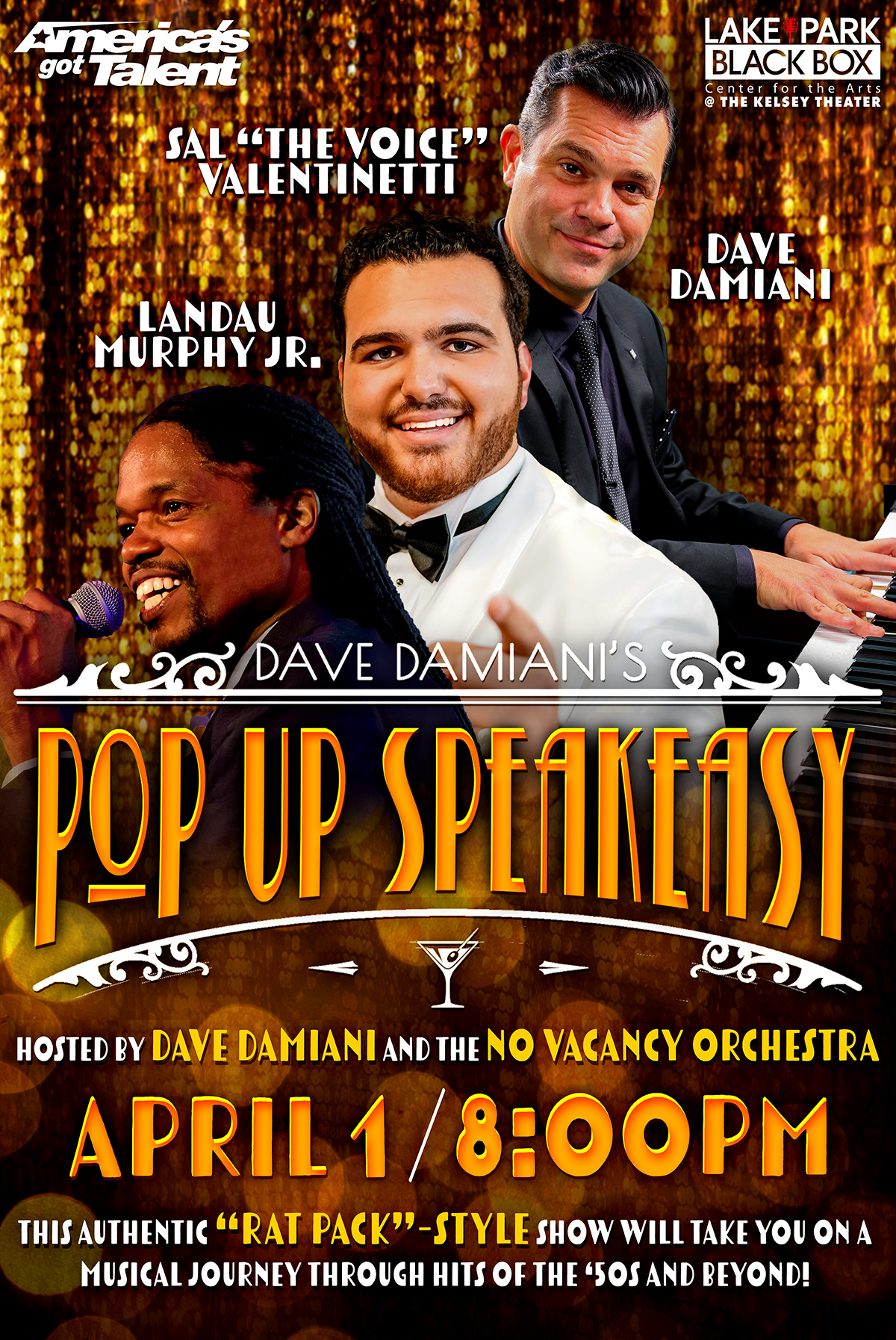 DAVE DAMIANI'S POP UP SPEAKEASY - w/ Sal & Landau