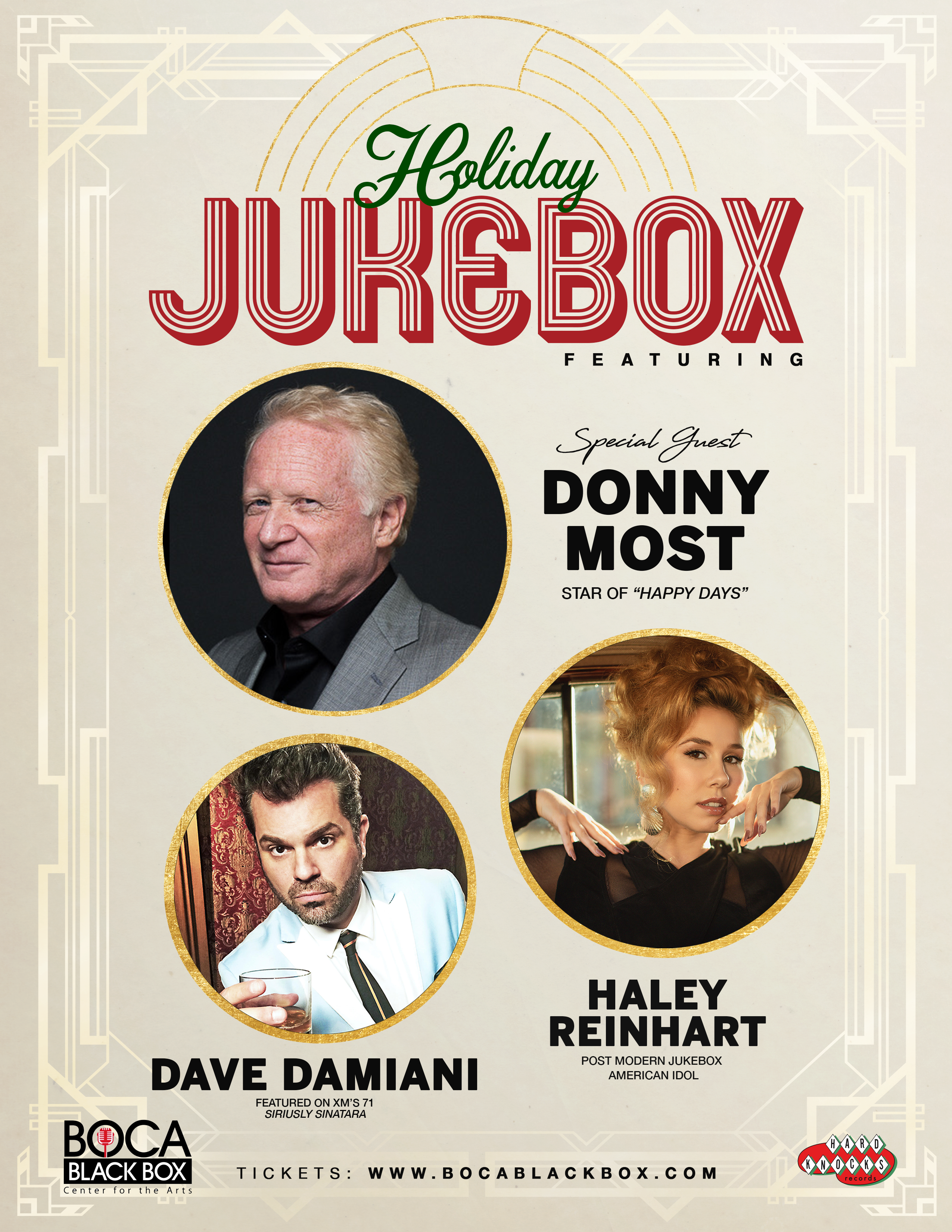 Damiani returns to Boca with Superstars Joe Piscopo & Haley Reinhart