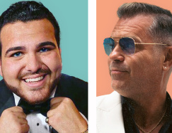 Sal "The Voice" Valentinetti w/ Dave Damiani in Bel Air, CA